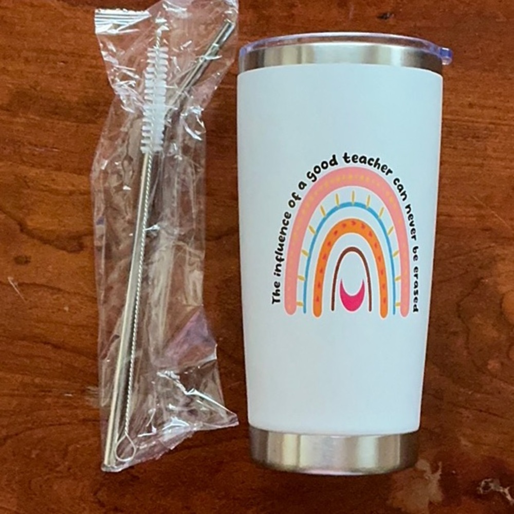 Teacher Tumbler 20oz Travel Coffee Mug Appreciation Gift for Teachers